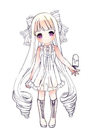 萌少女简笔画图片步骤（美少女简笔画步骤简单）(4)