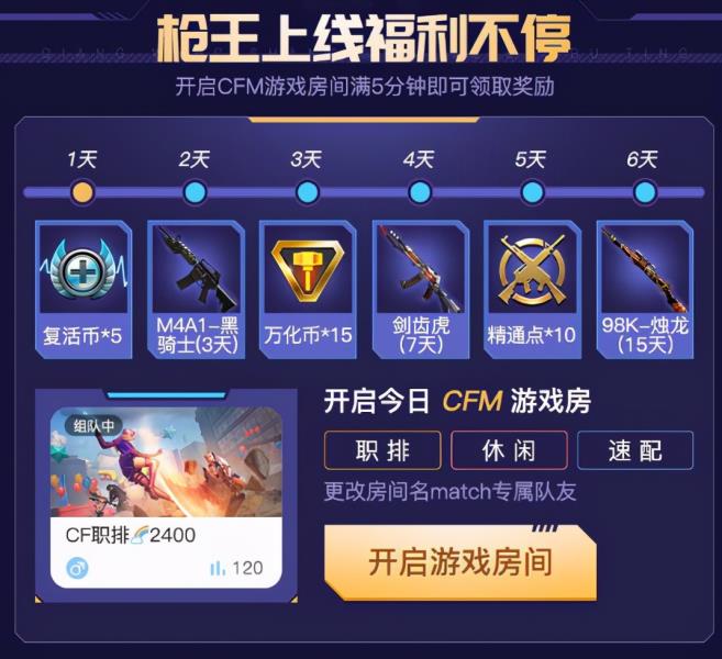 cf领枪软件叫什么（cf刷枪一键领取）(2)