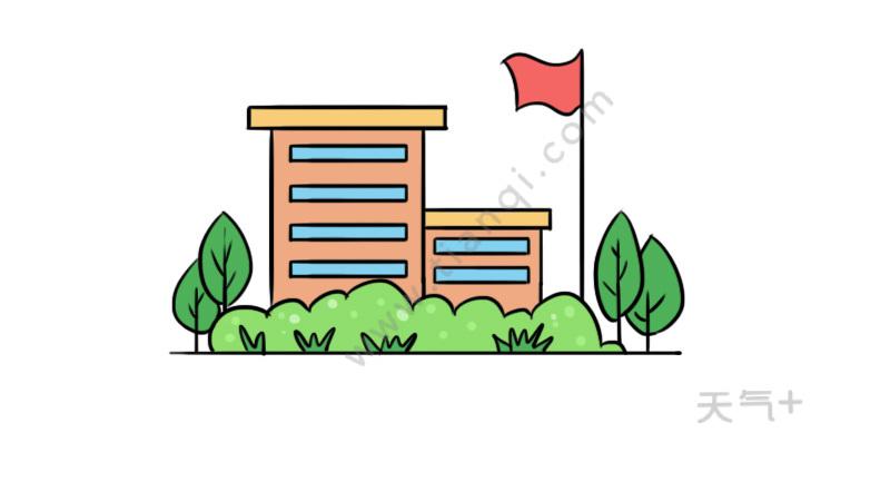 校园文化简笔画（校园生活主题的简笔画）(5)