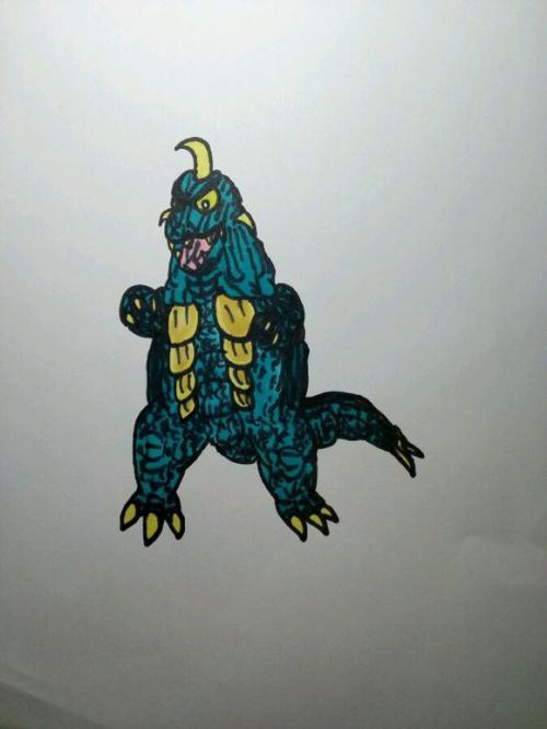 暗夜青牙怪兽的简笔画（嫦娥身边的兔子的简笔画）(3)
