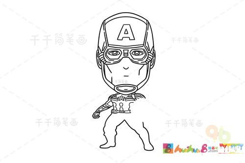 霸气的漫威简笔画（漫威简笔画超霸气）(4)