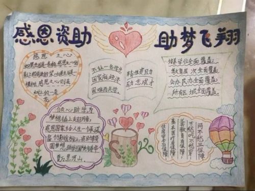 国家助学政策手抄报（助学政策手抄报图片）(7)