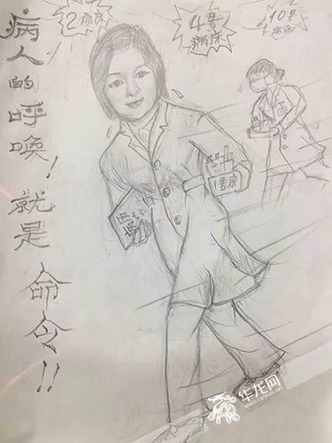 医务人员想回家简笔画（给医务人员送温暖简笔画）(5)