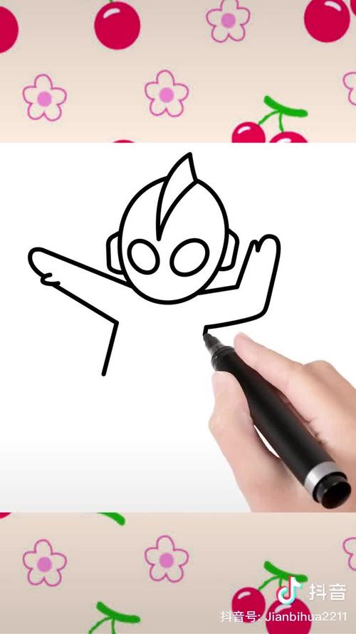 简笔画出了好多奥特曼（各种各样的奥特曼简笔画）(6)